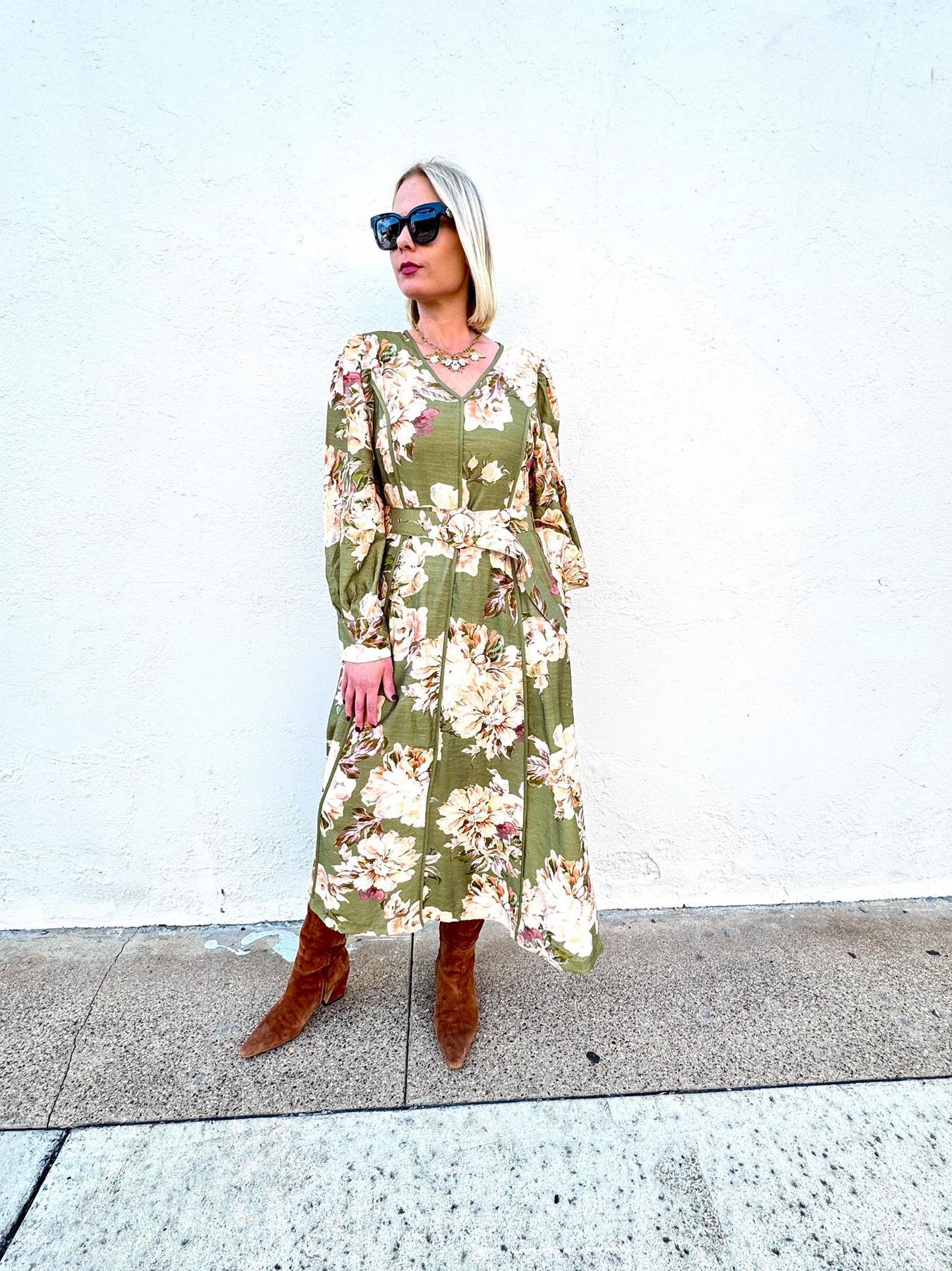 Madison Avenue Stroll Midi Dress