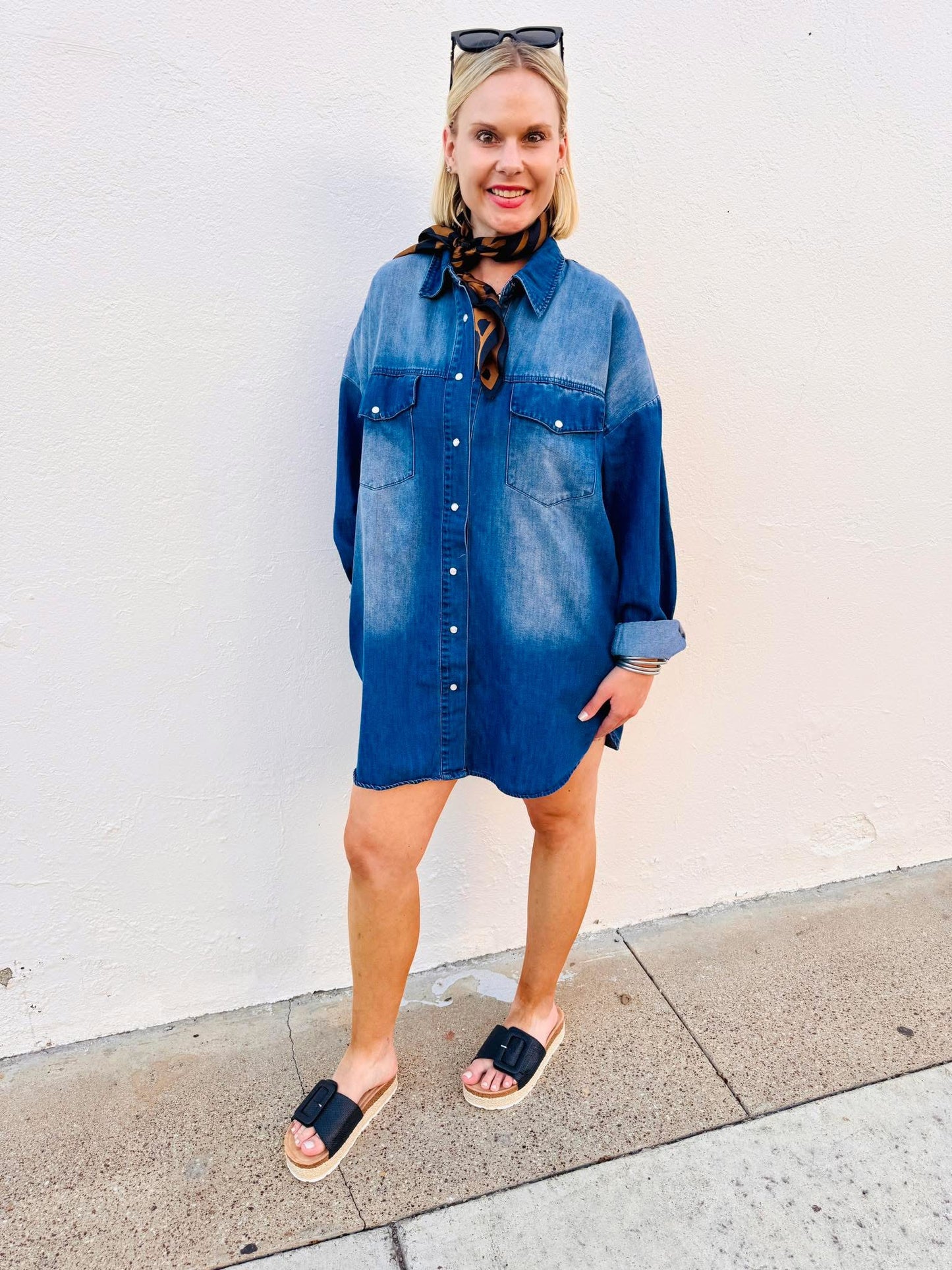 Casually Yours Denim Dress/Top