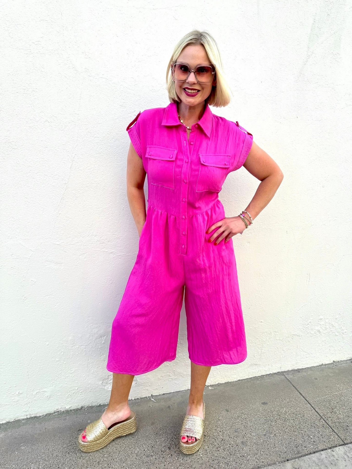 Love Me More Belted Jumpsuit