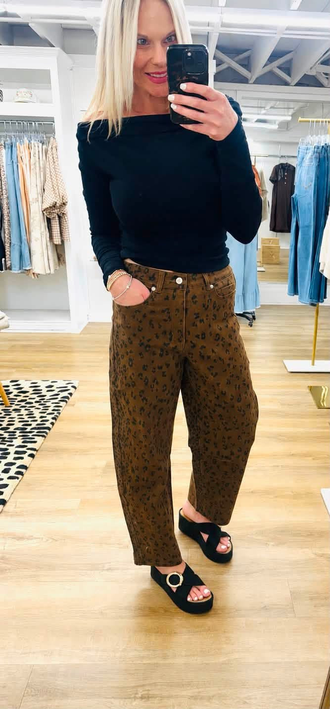The Rory Leopard Pants