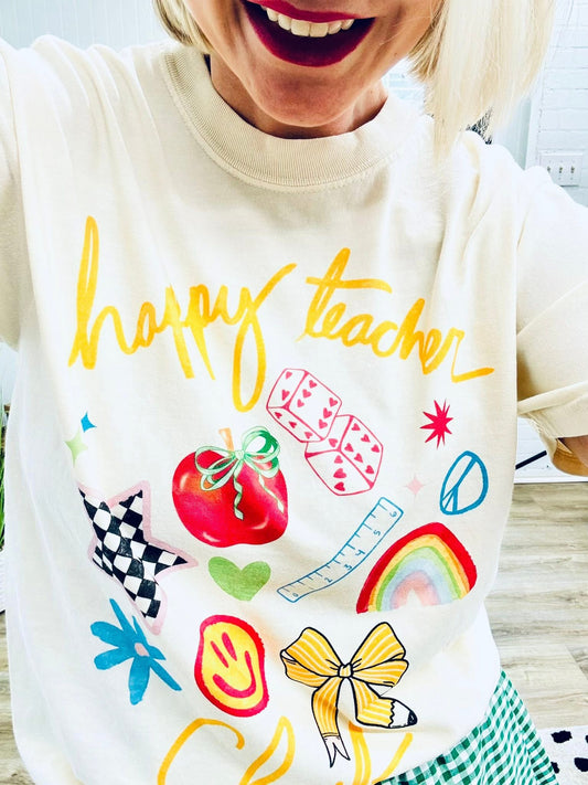 Happy Teacher Club Tee