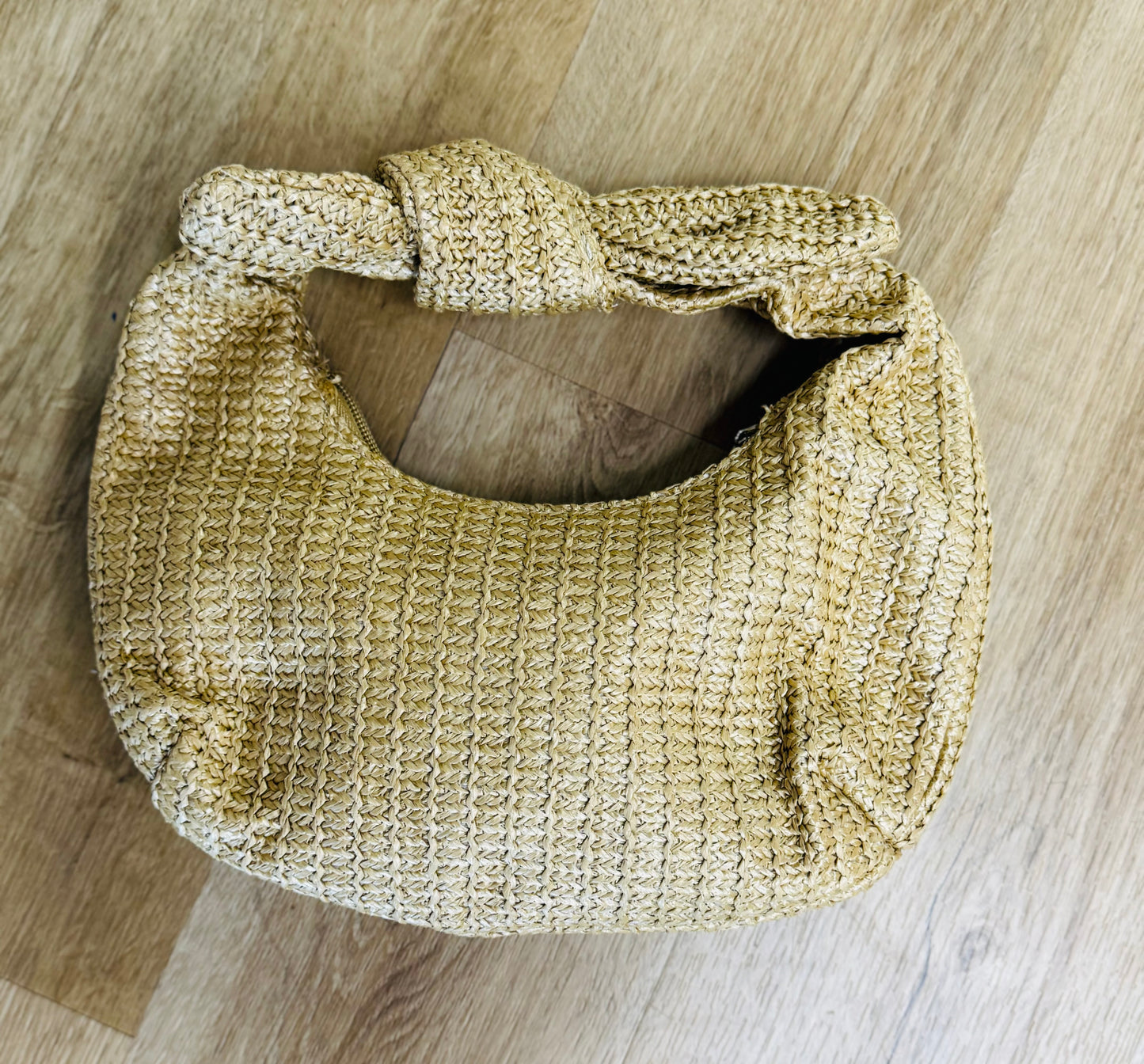 Straw Knotted Bag