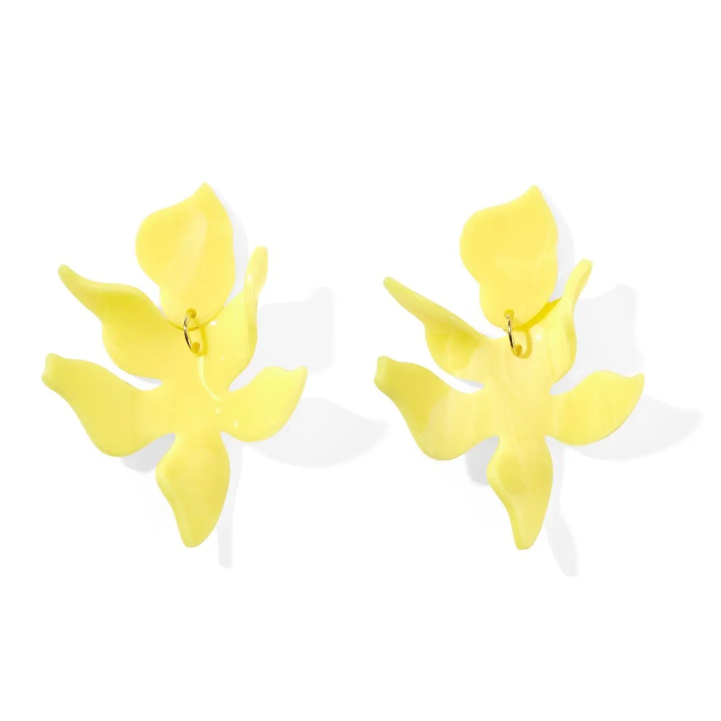 Flora Butter Yellow Earrings