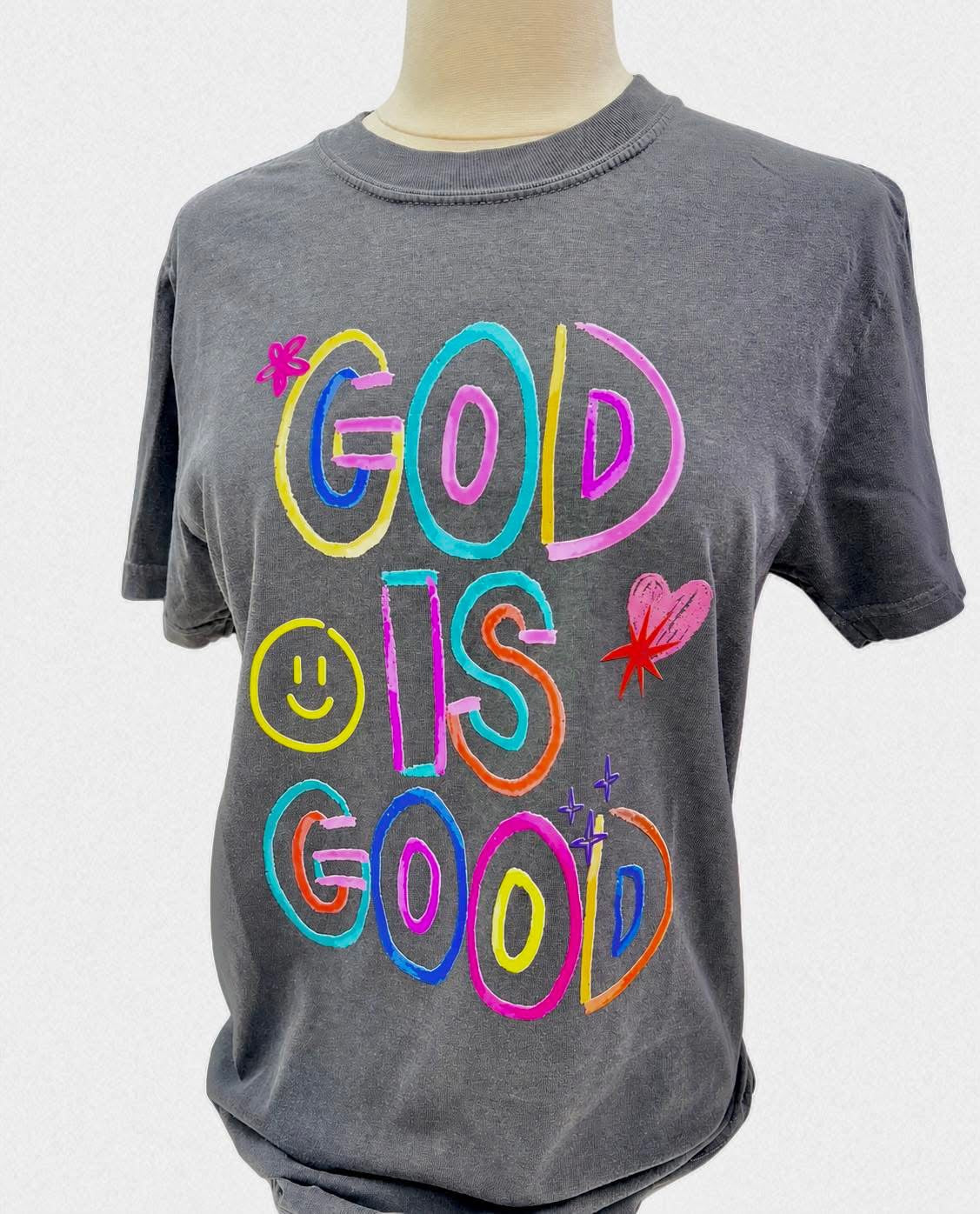 God Is Good Pepper Tee