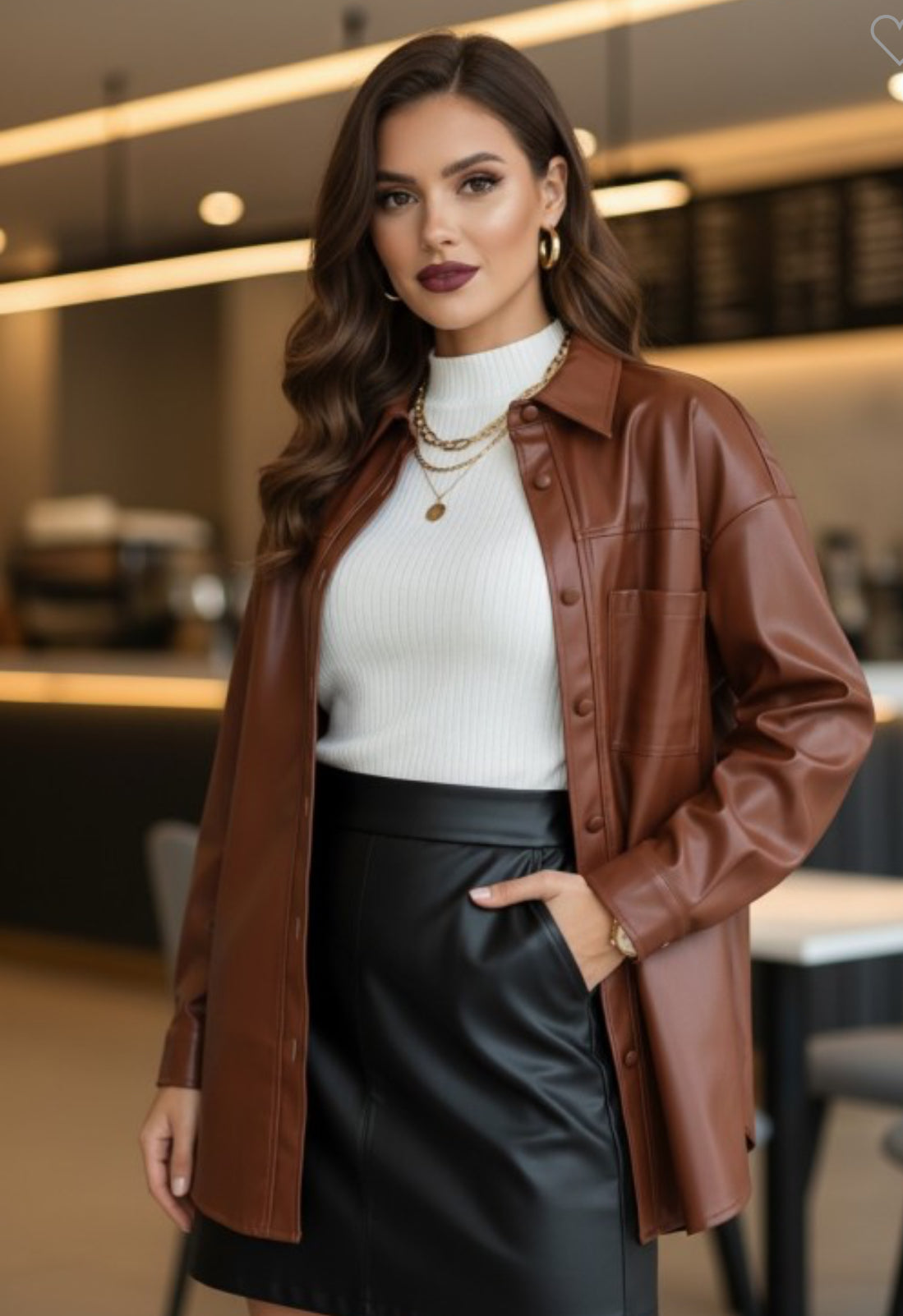 Vintage Avenue Leather Jacket