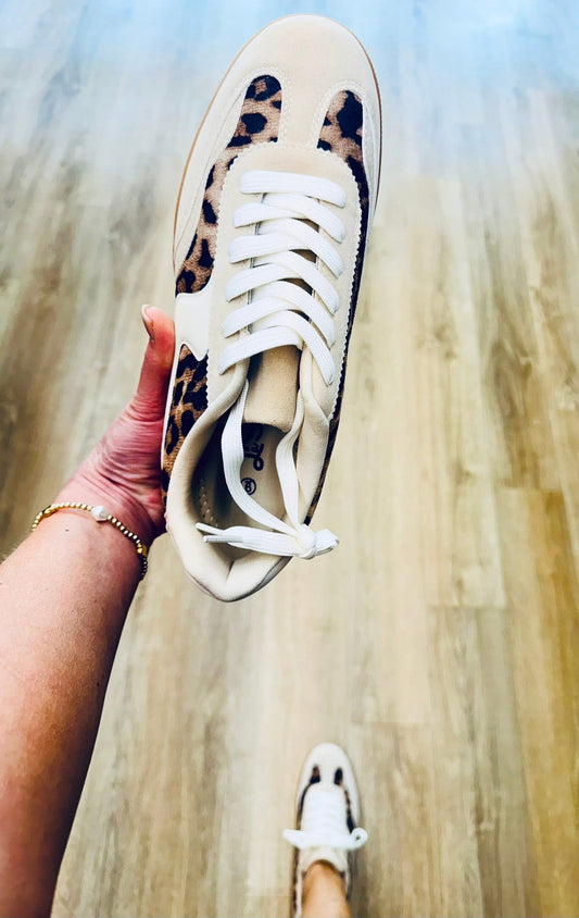 Let’s Kick It Beige/Leopard Snk