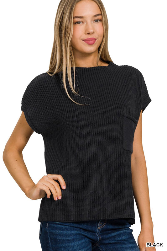 All The Needed Style Mock Neck