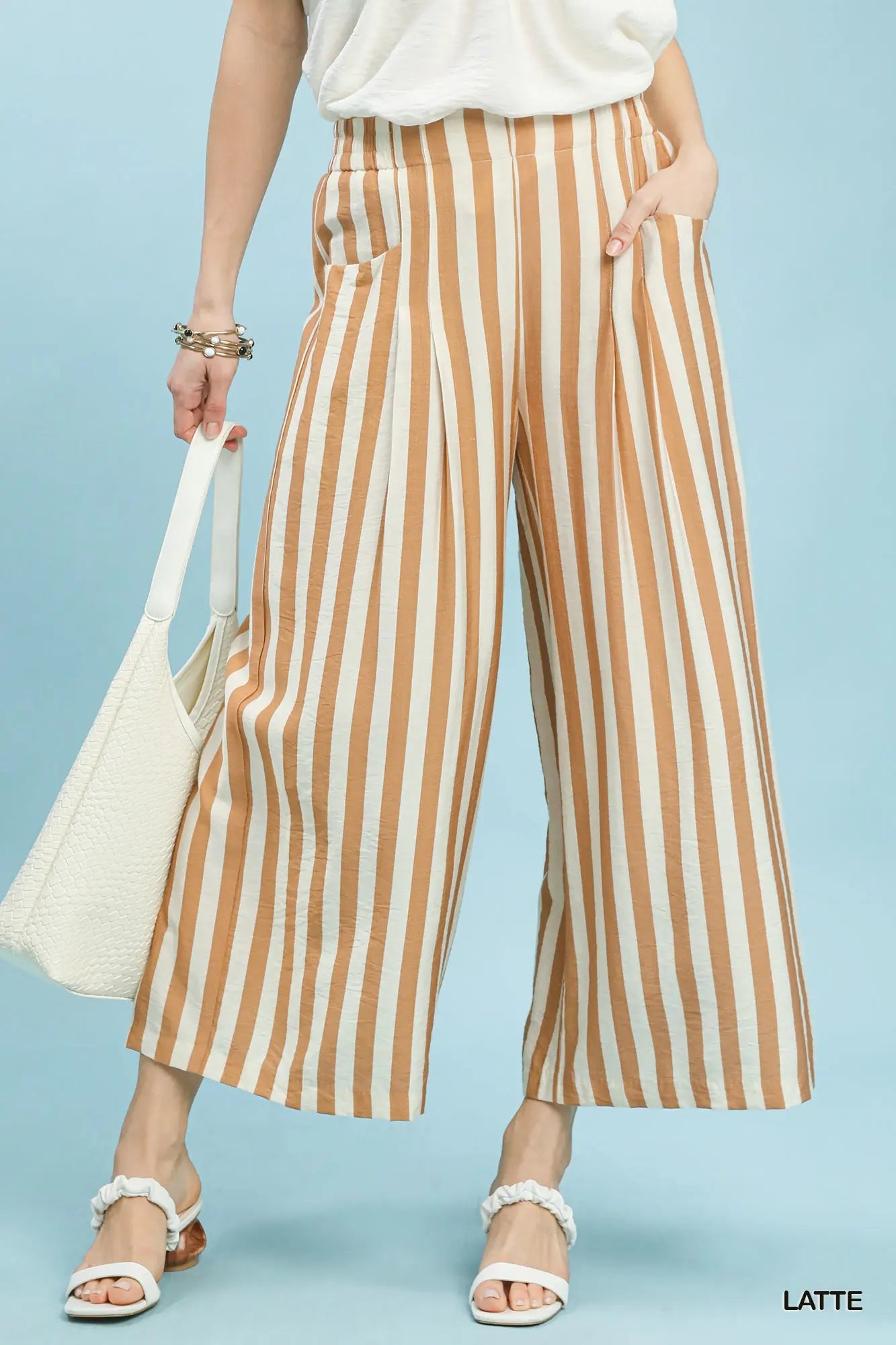 The Lizzy Latte Vertical Stripe Pt