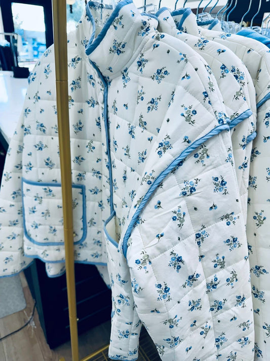 Maia Floral Button Up Jacket