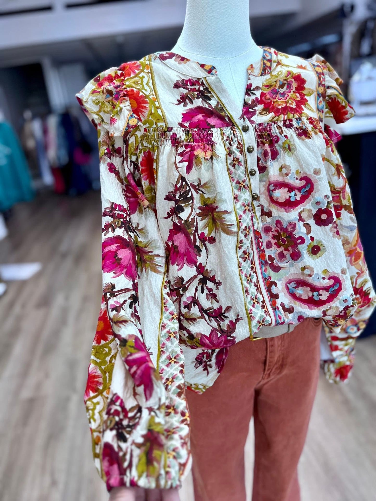 Feeling Posh Floral Blouse