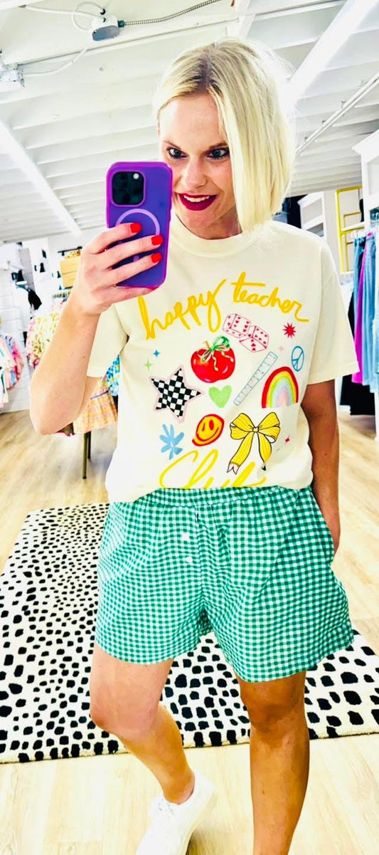 Happy Teacher Club Tee