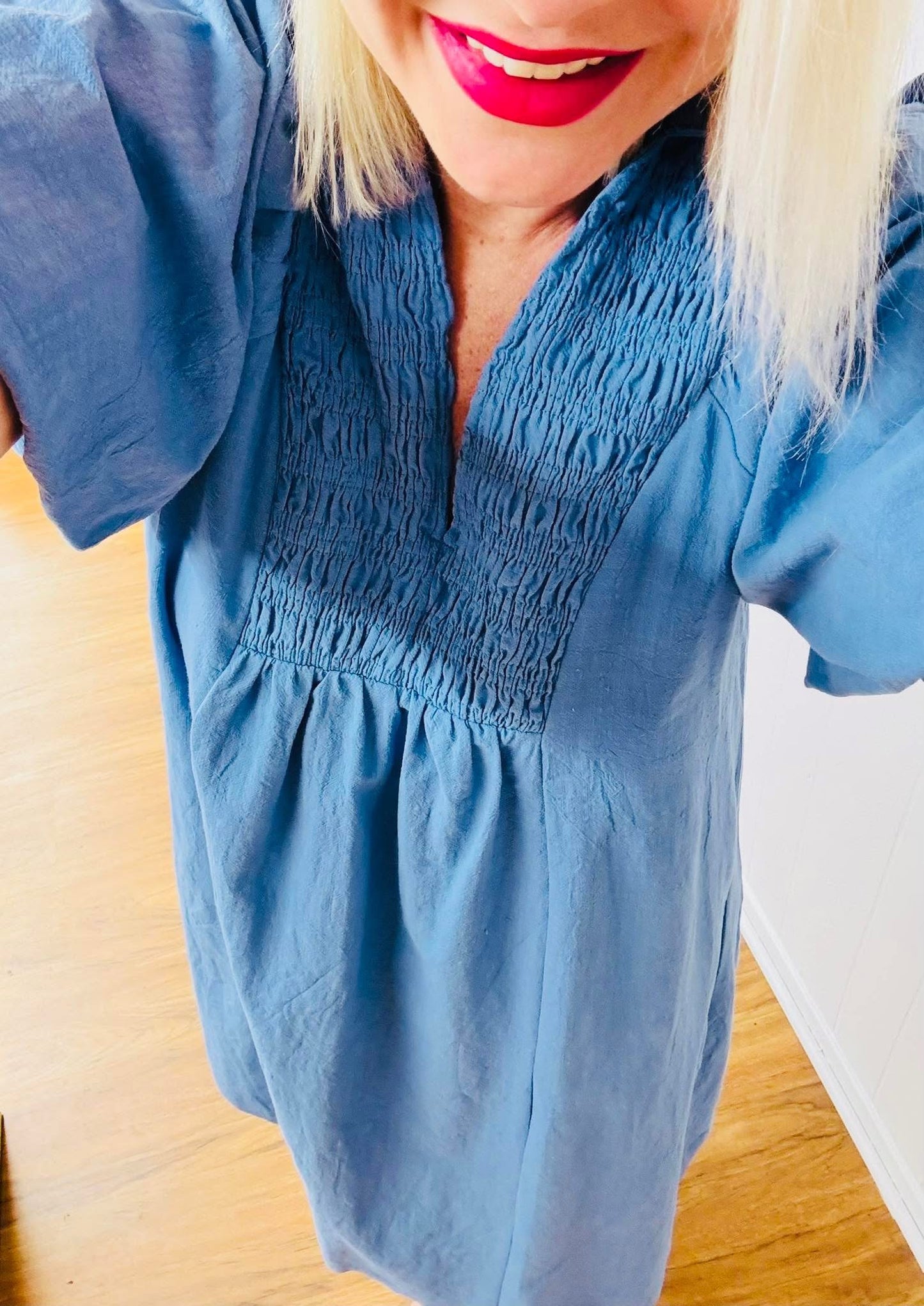 Smocked Royal Babydoll Dress
