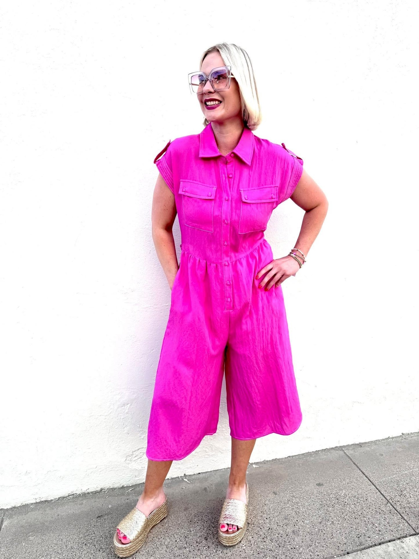 Love Me More Belted Jumpsuit
