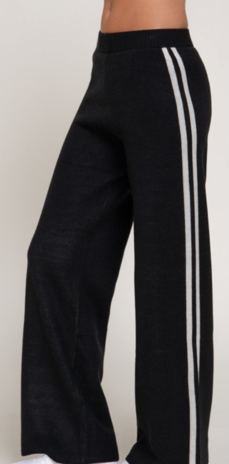 Line Up Side Stripe Knit Pants