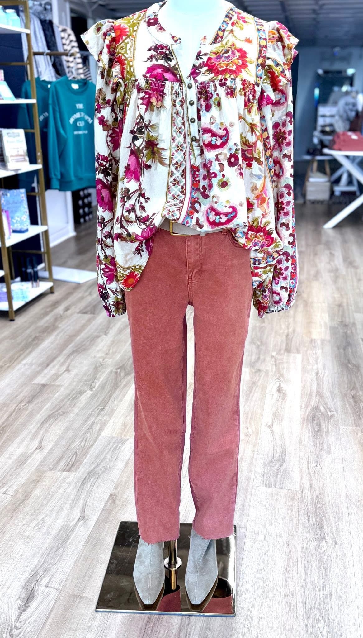 Feeling Posh Floral Blouse