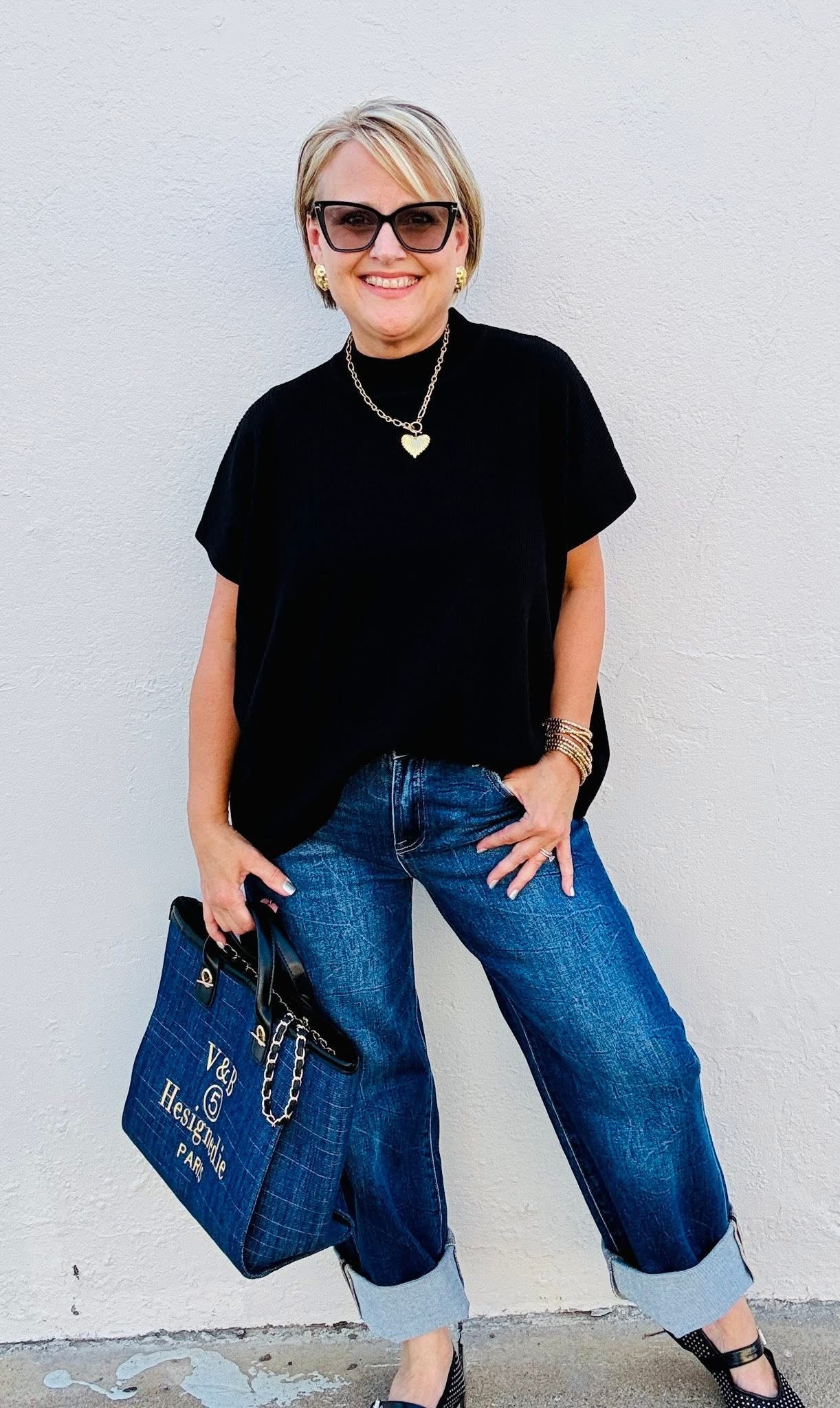 Viscose Short Sleeve Sweater