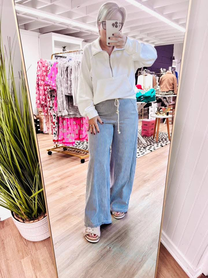 Mineral Wash Drawstring Pant