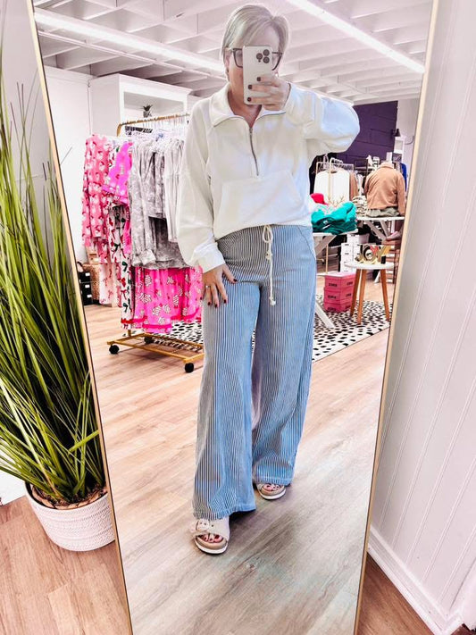 Mineral Wash Drawstring Pant