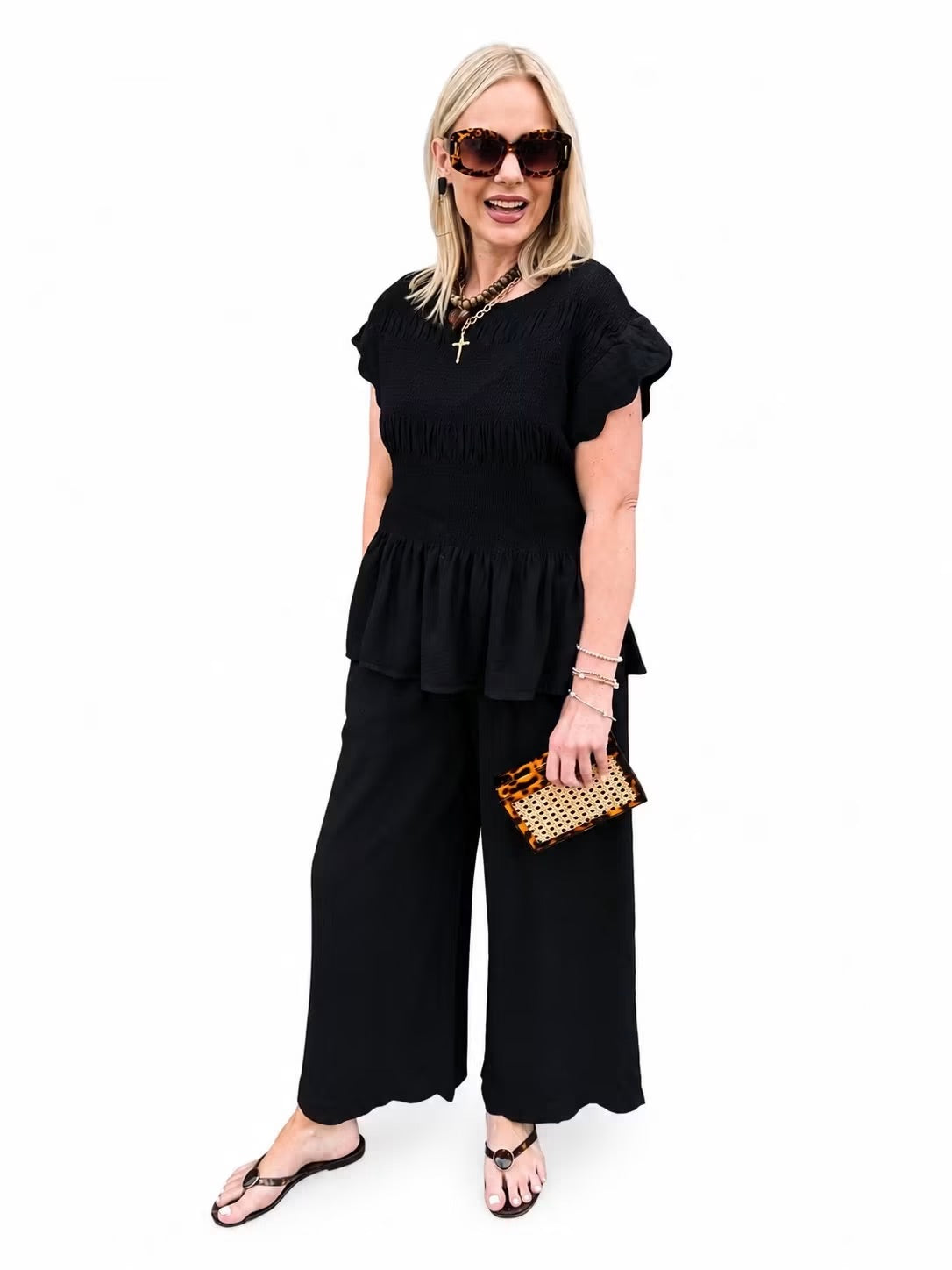 Weekend Go-To Top In Black