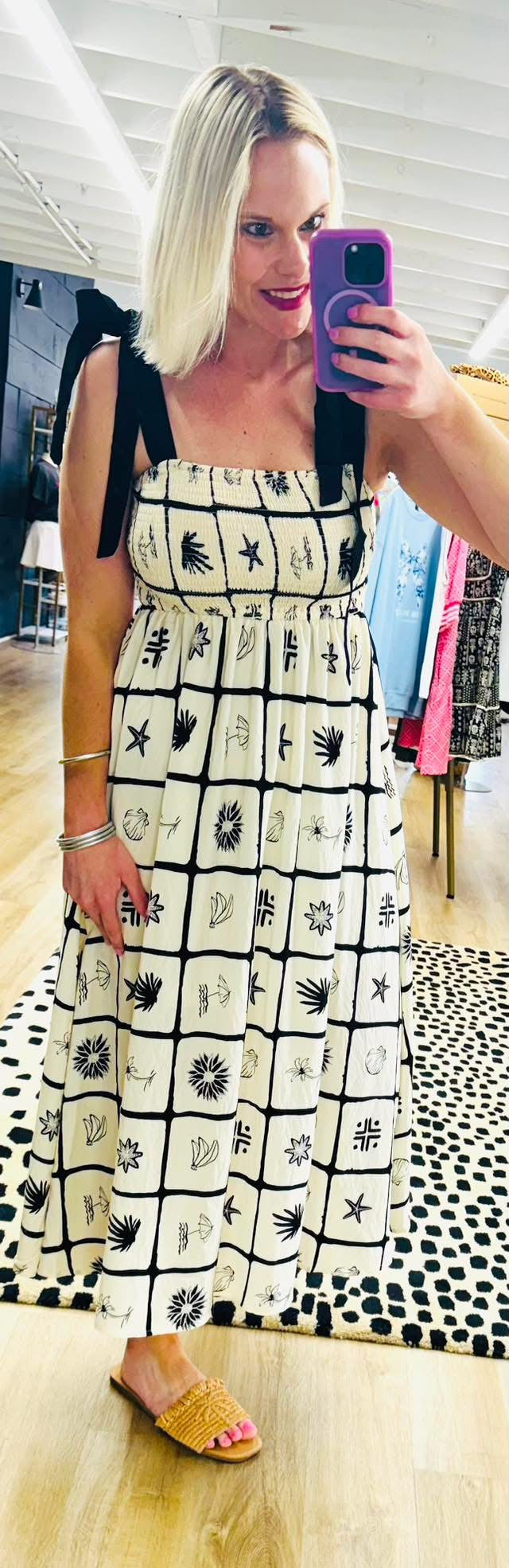 Mykonos Getaway Beach Tile Midi