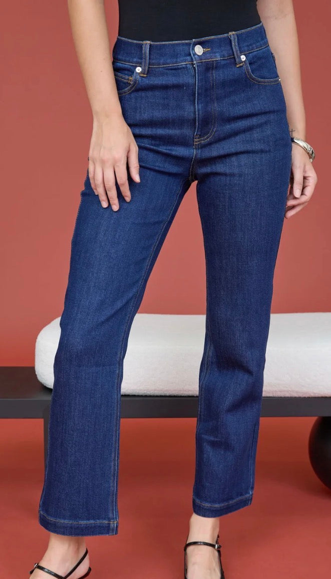 Cecily High Rise Straight Denim