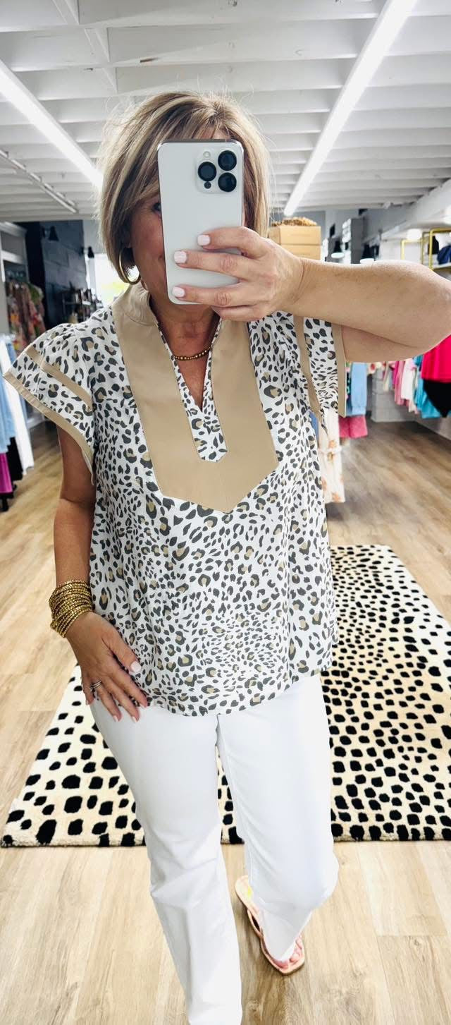 Lola Animal Print Top