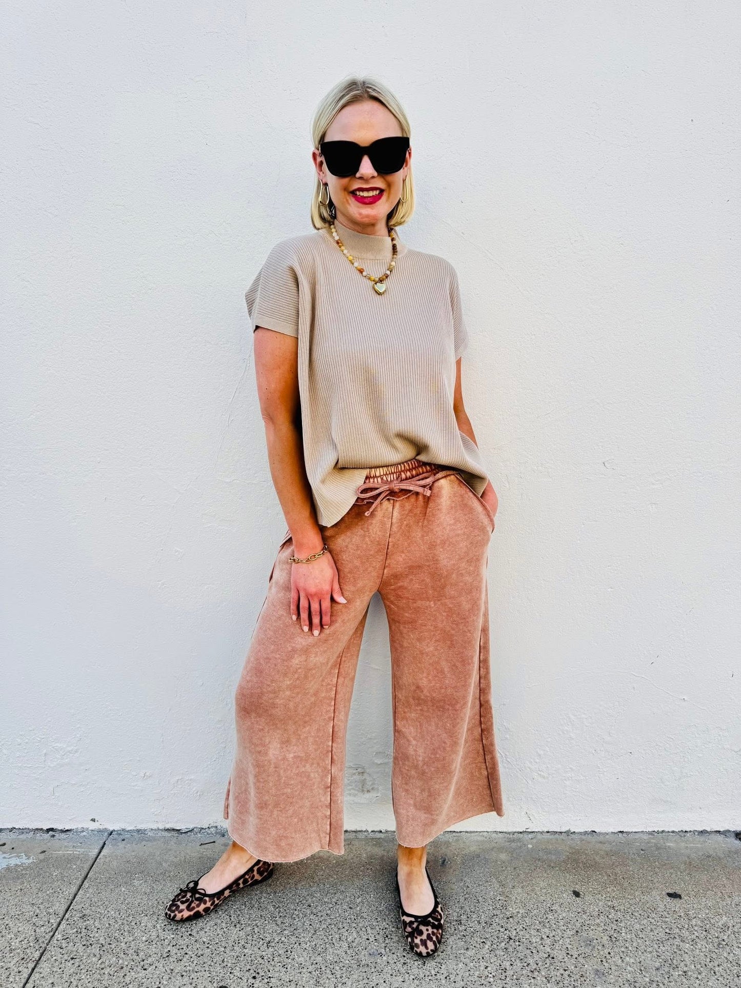 Viscose Short Sleeve Sweater
