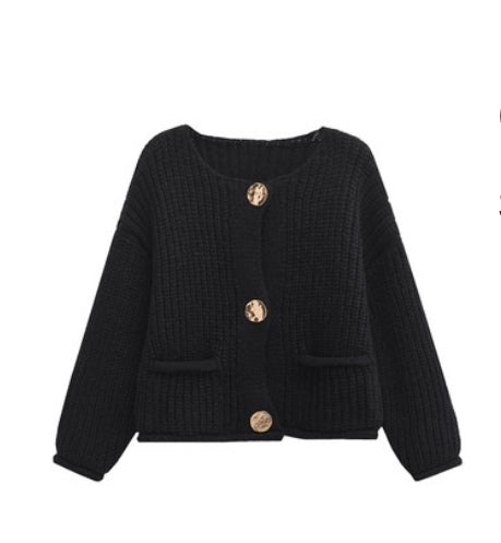 The Harlow Black Cardigan