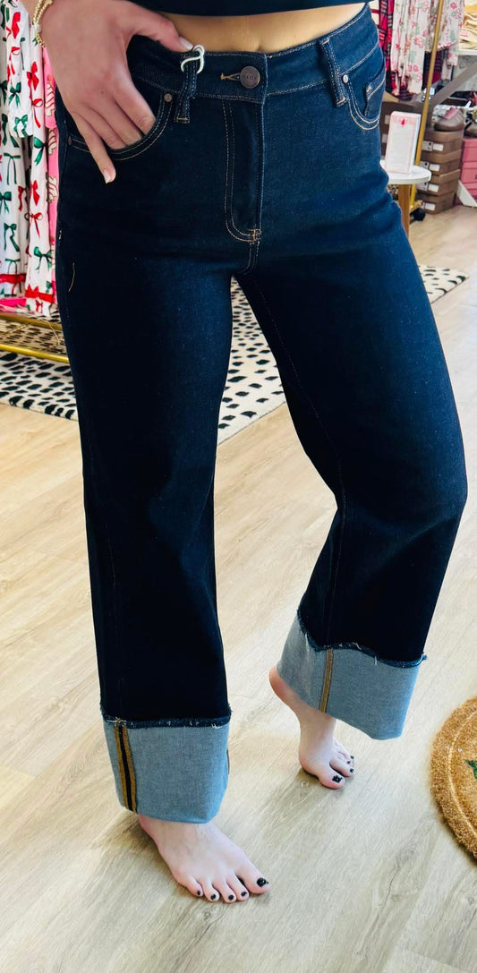 The Louise Mid-Rise Cuff DarkJn