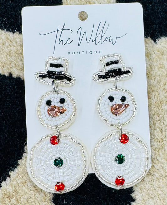 Frosty The Snowman Earrings