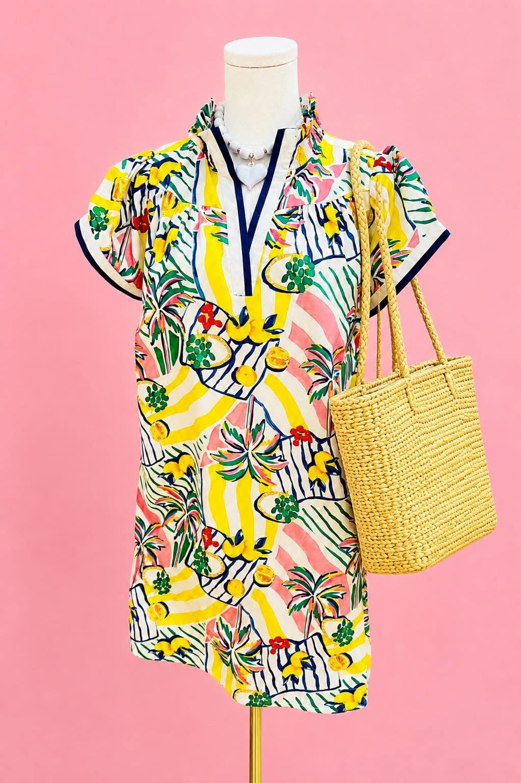 On Repeat Tropical Mini Dress