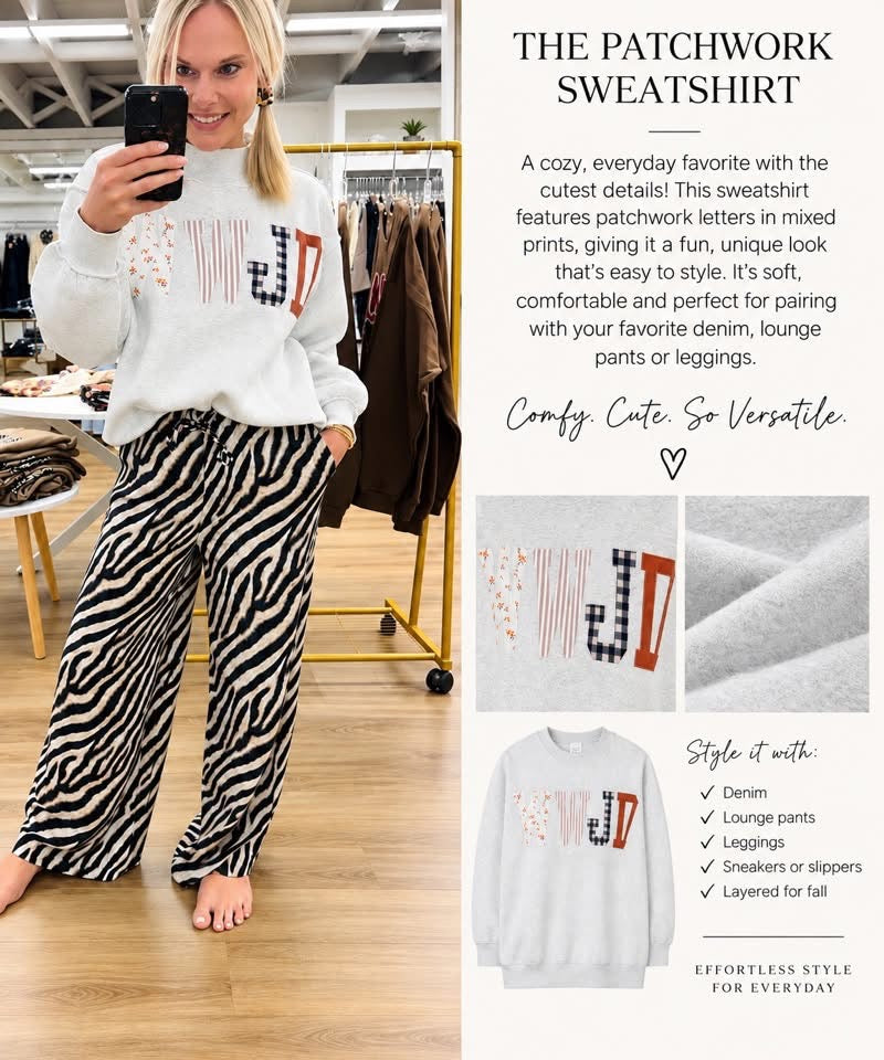 WWJD Oversized Mock Neck