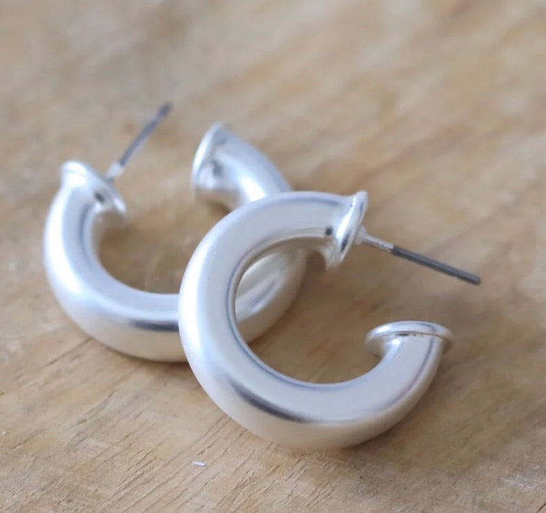 Silver Everyday Mini Hoop
