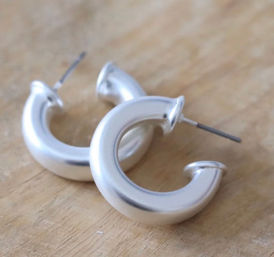 Silver Everyday Mini Hoop