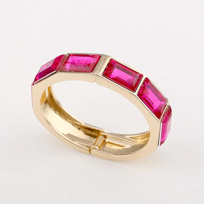 Bold Stone Fuchsia Bracelet