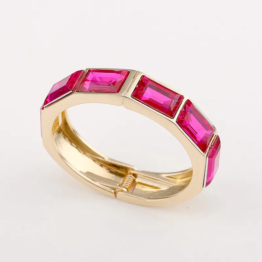 Bold Stone Fuchsia Bracelet