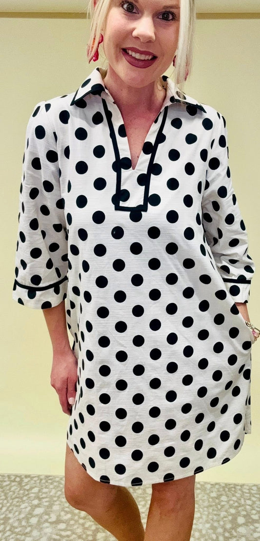 Feeling Spot On Polka Dot Dress