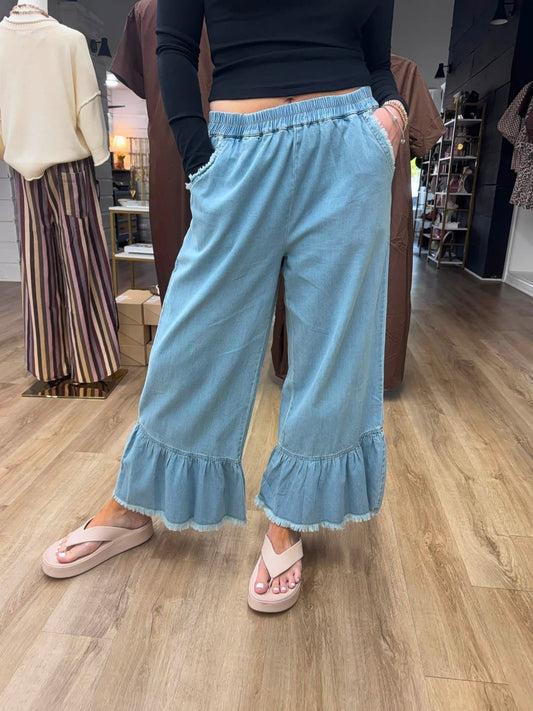 The Boho Belle Wide Leg Denim