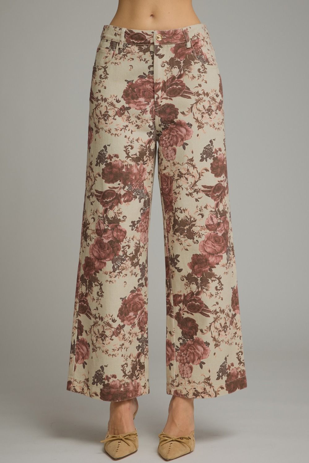 Naturally Speaking Ecru Floral Pnt