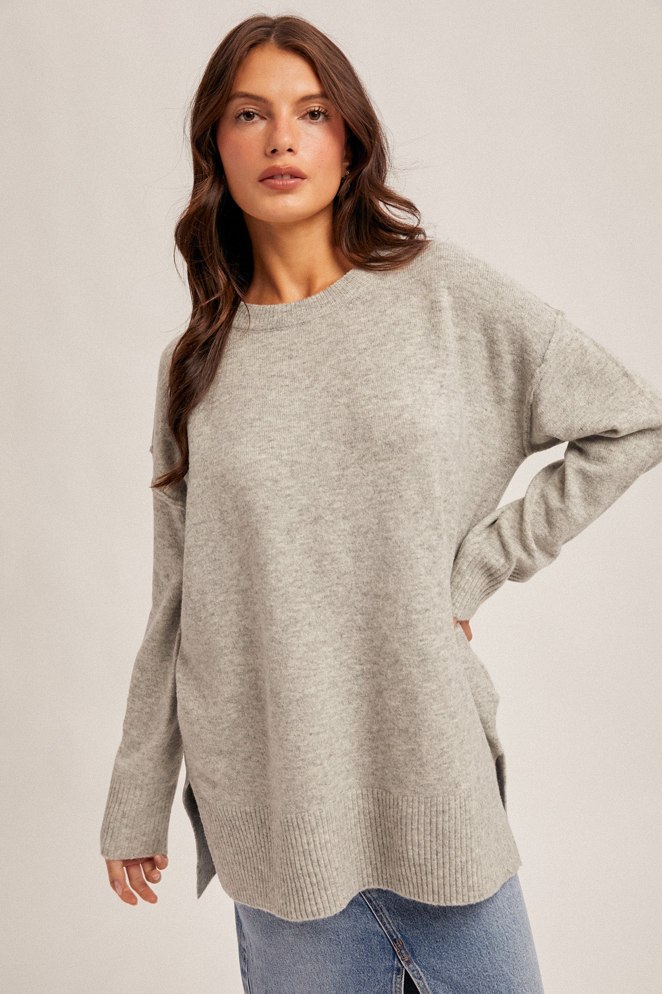 Totally Smitten Tunic Sweater