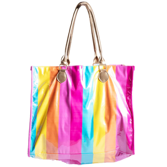 Sunset Stripes Multi Tote Bag