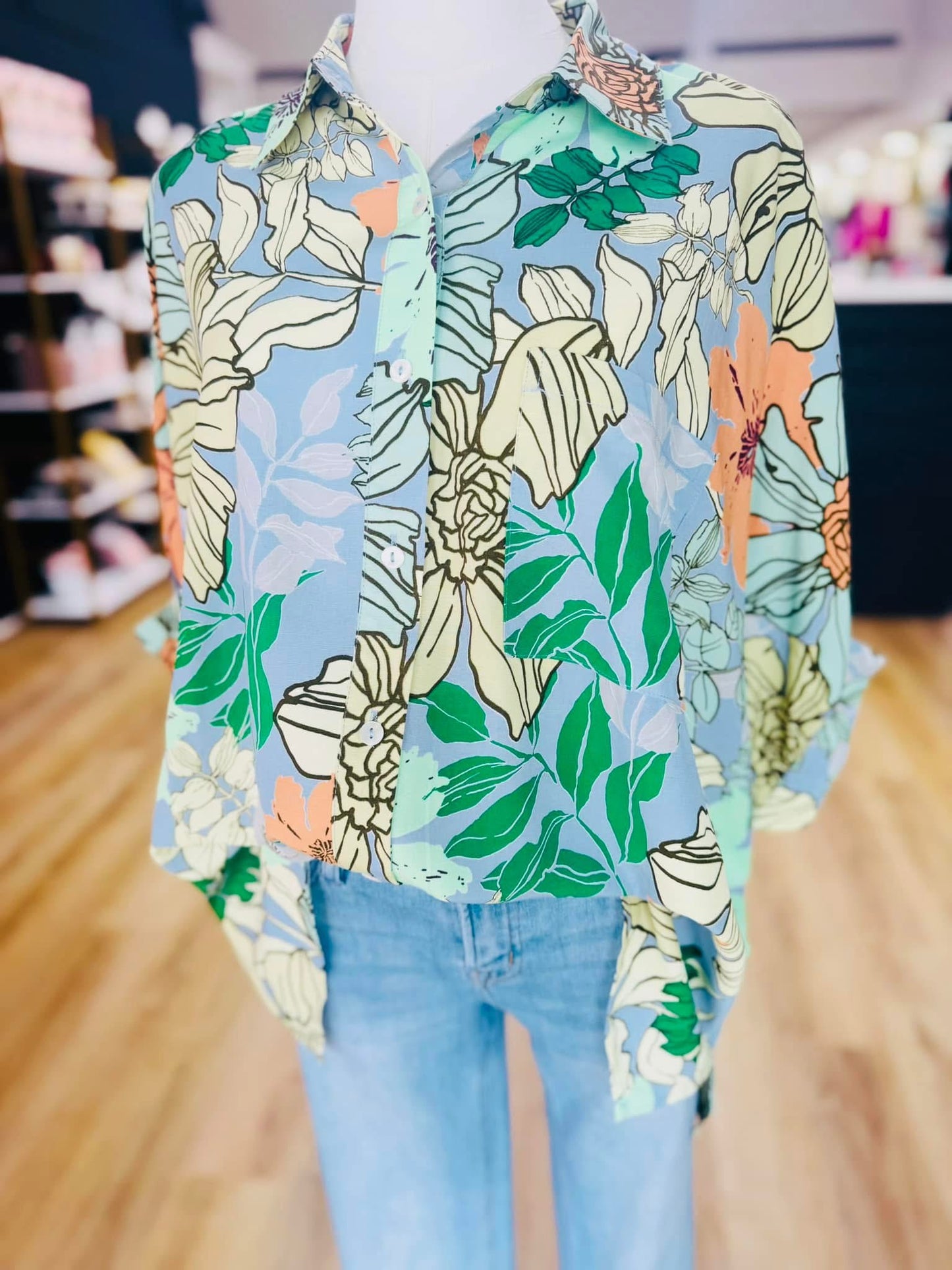To The Tropics Blouse