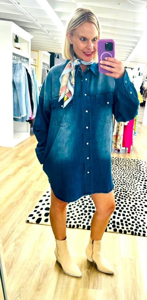 Casually Yours Denim Dress/Top
