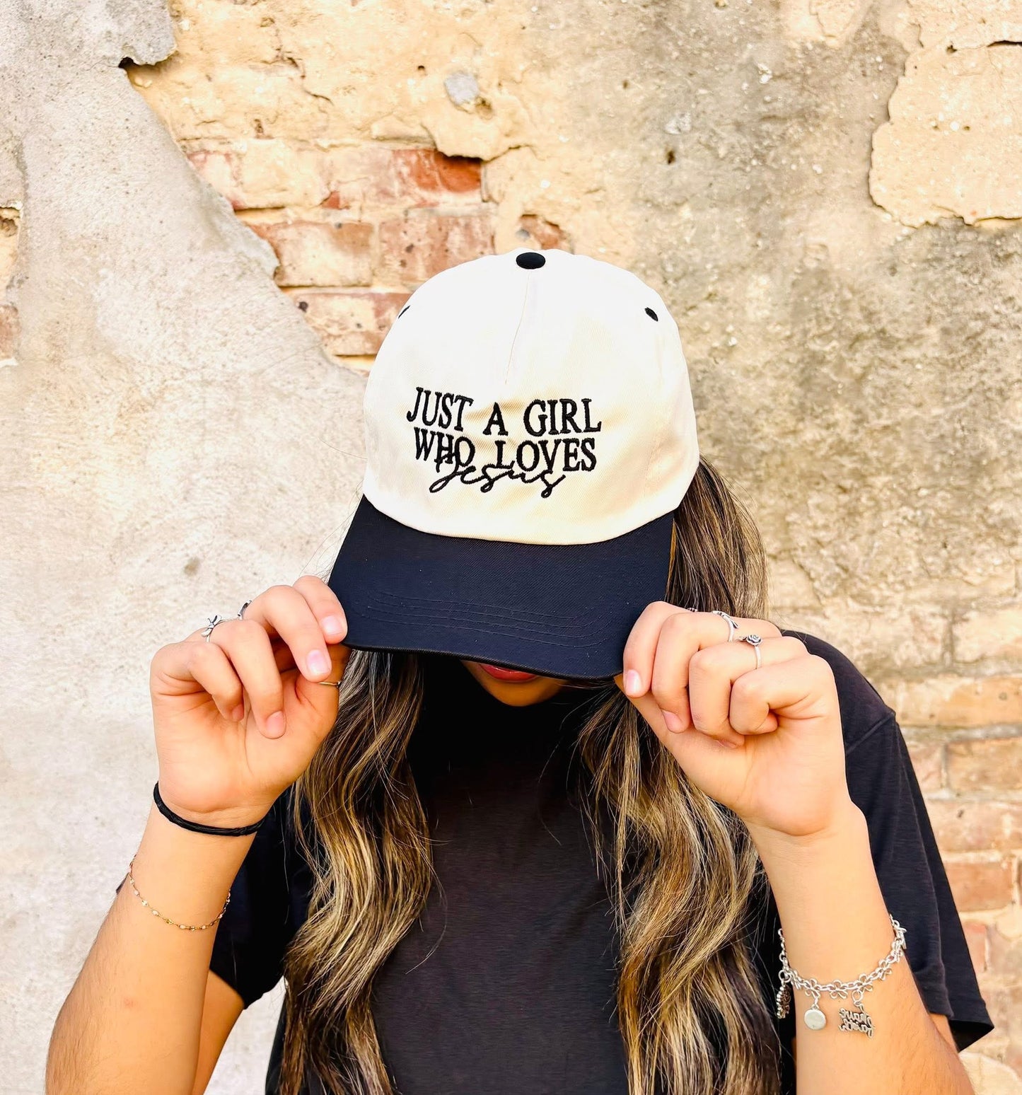 Just A Girl Who Loves Jesus Cap