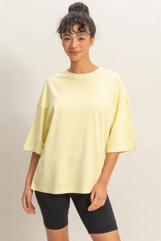 Pigment Dye Oversized T-Shirt