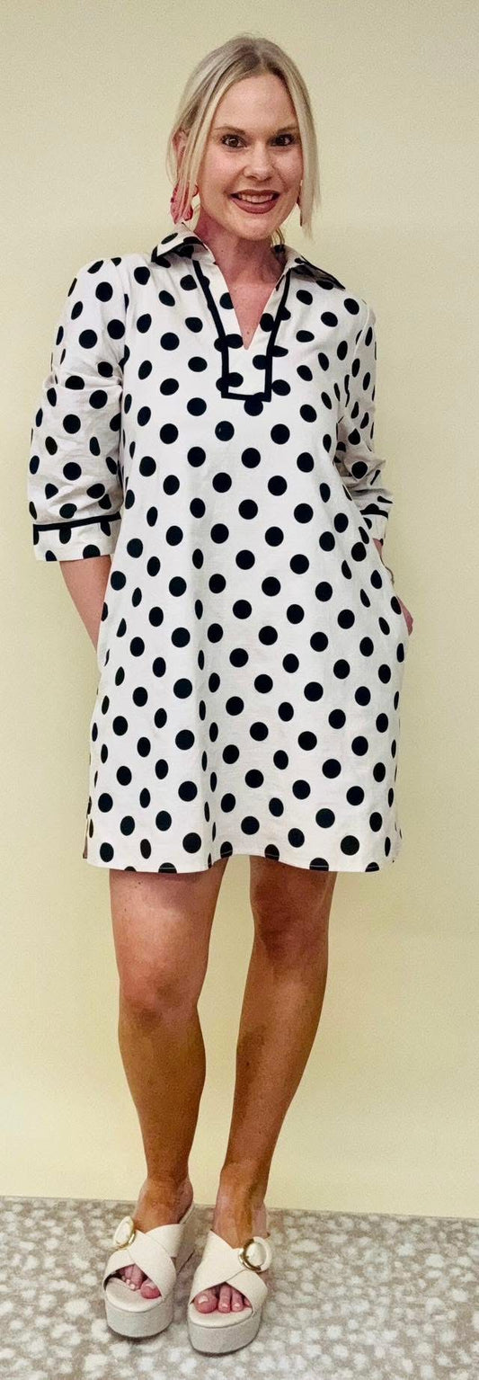 Feeling Spot On Polka Dot Dress