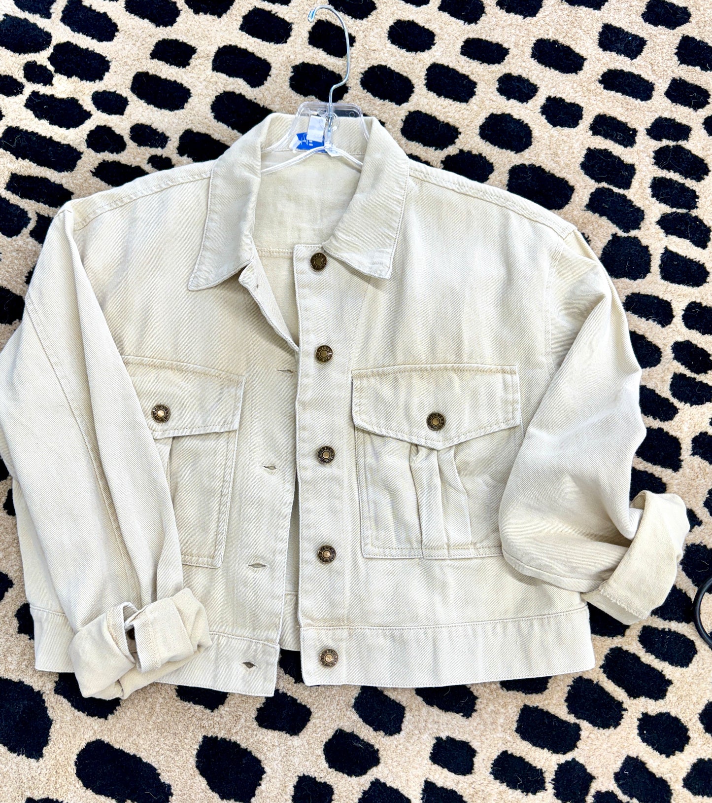 Savannah Cream Denim Jacket