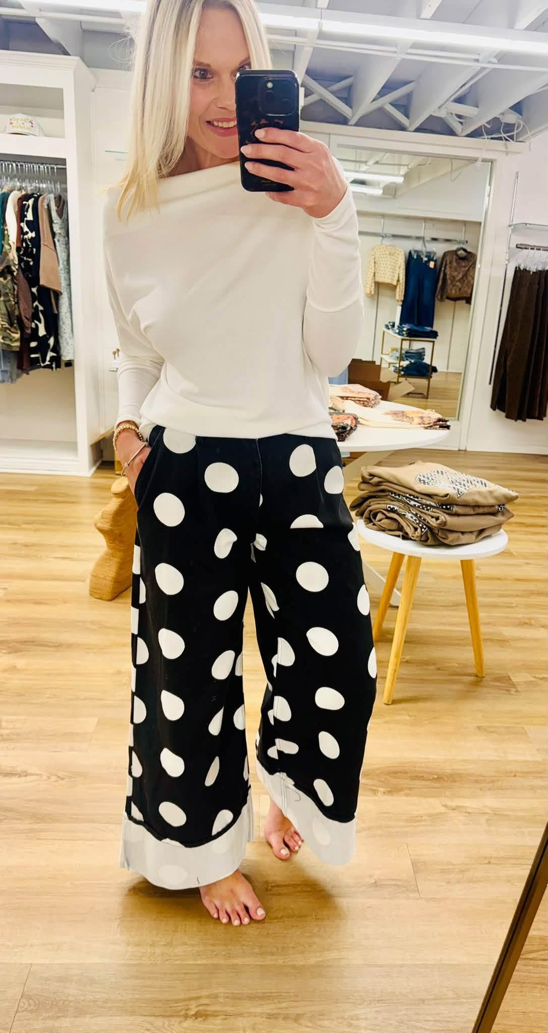 Washed Timeless Cuffed Pants