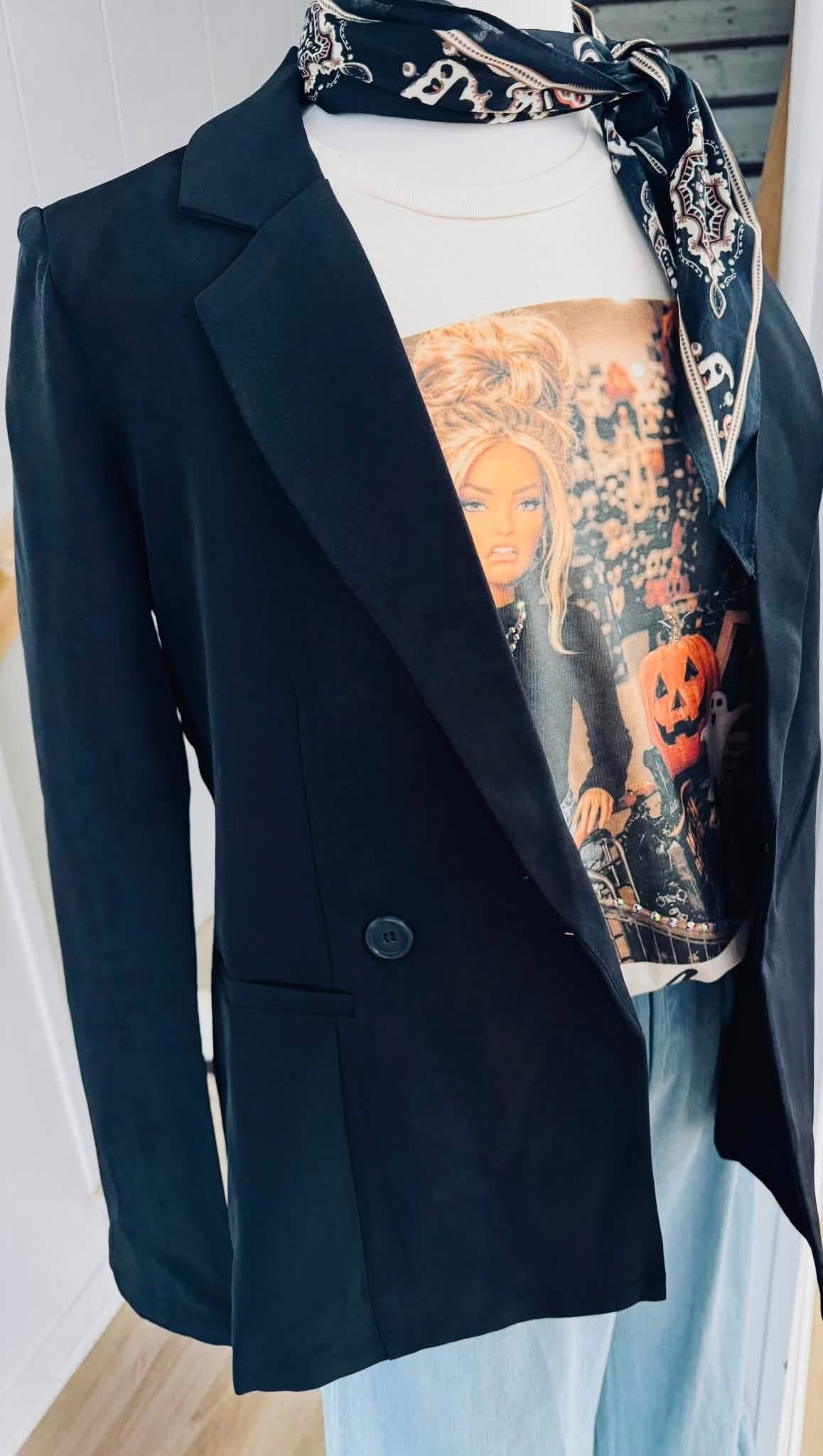 Cocktails First Double Brstd Blazer