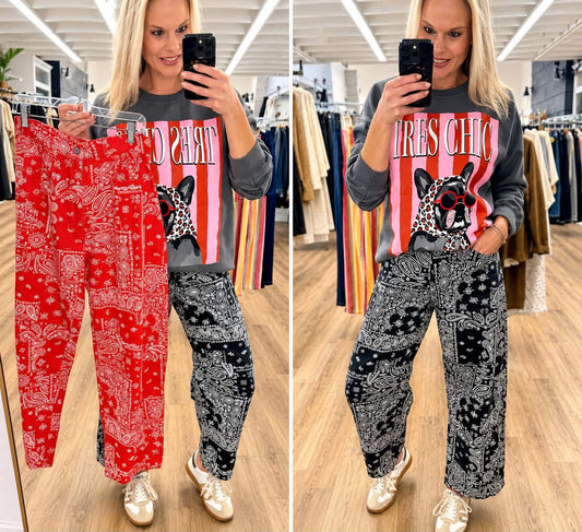 Kerstin High Rise Bandana Pants
